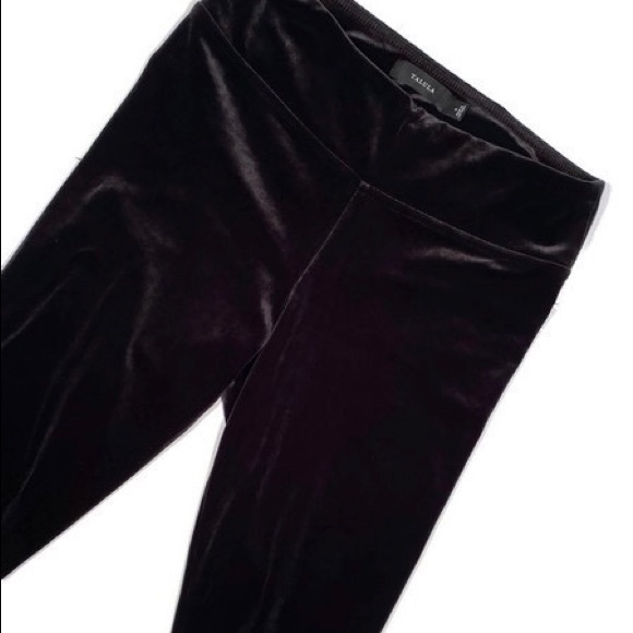 Talula Black Velvet Leggings - Picture 3 of 6